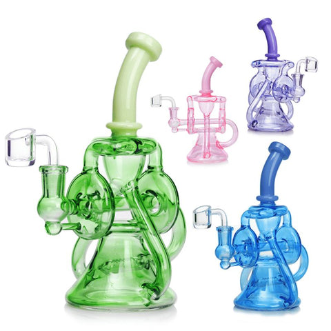 GDH Fat Quarz Banger Recycler Oil Dab Rig 8.7 Zoll