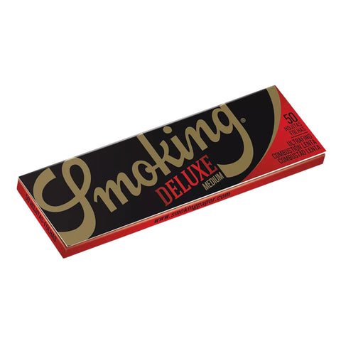 Smoking Deluxe (Black) Medium Papers
