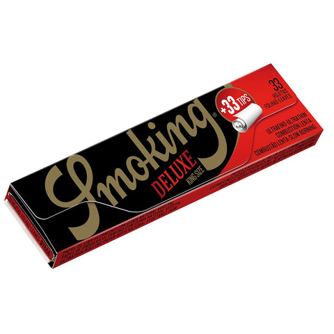 Smoking Deluxe (Black) King Size Papers + Filter Tips