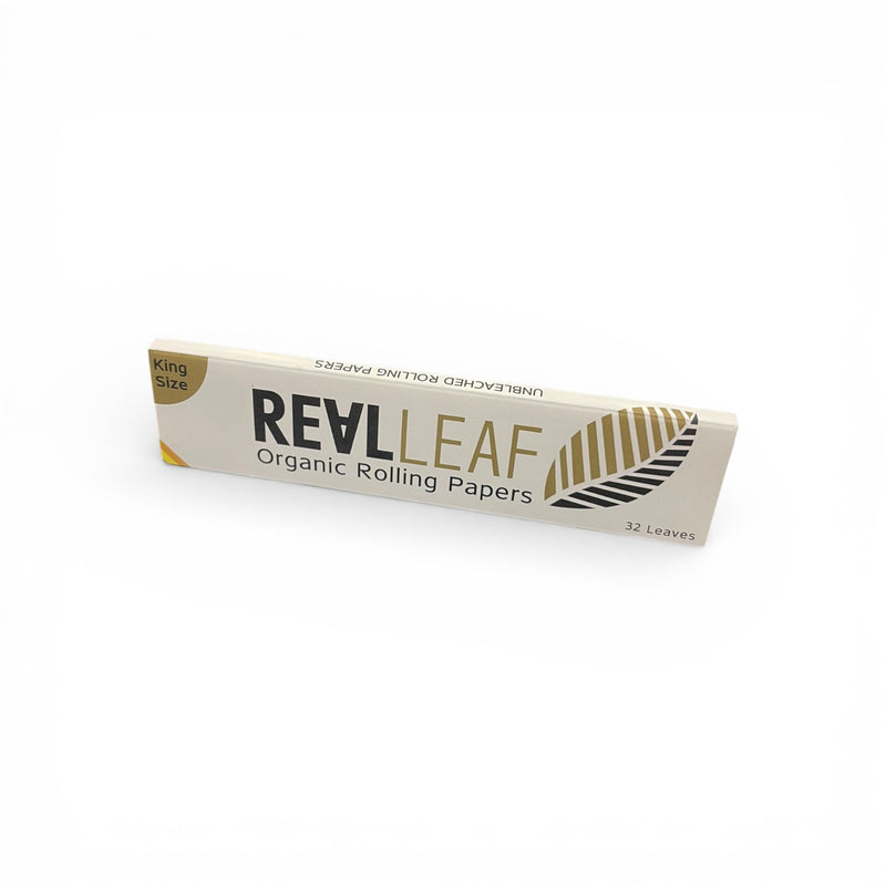 Real Leaf Rolling Papers King Size Unbleached