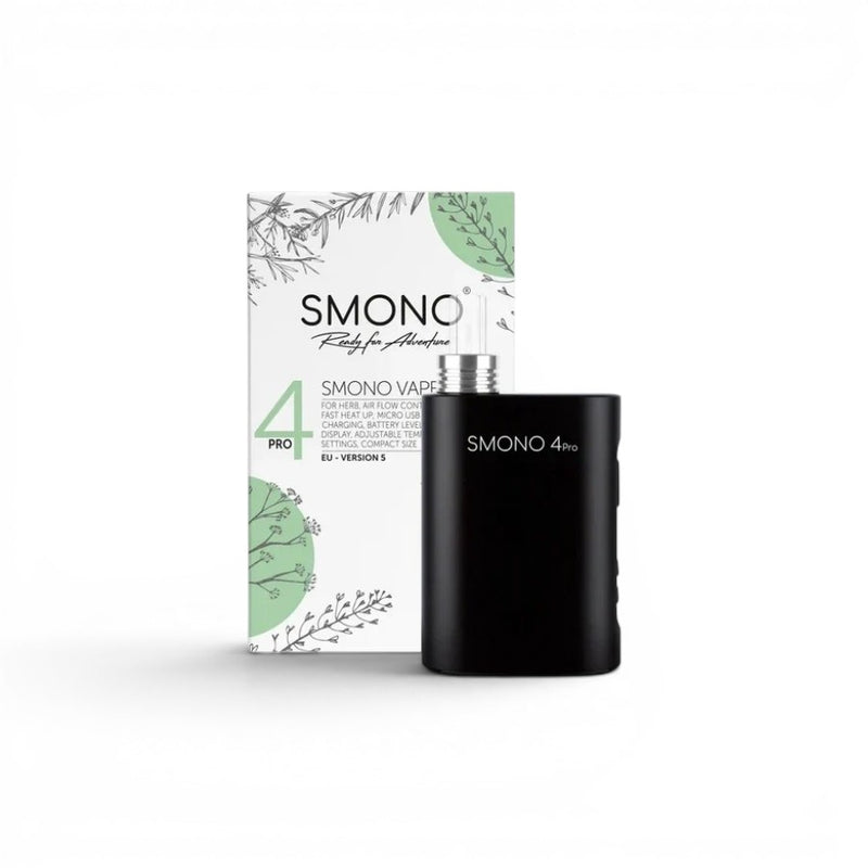 Smono No. 4 Pro Vaporizer 2025 - Evaporator + Laboratory Glass Mouthpiece + High Safety