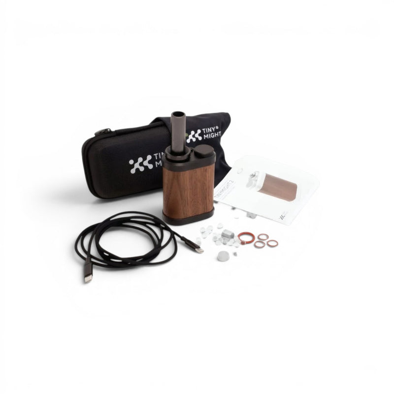 TinyMight - V2 schwarz Walnuss Vaporizer