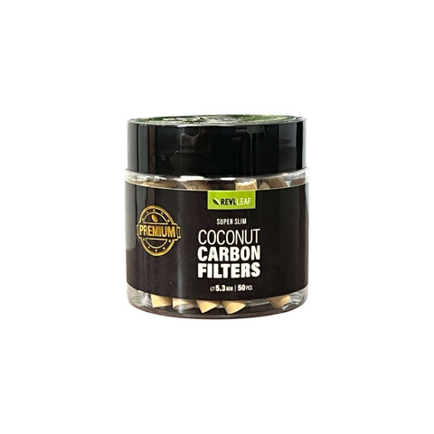 Real Leaf Activated Carbon Filters 50 pcs- 5,3mm