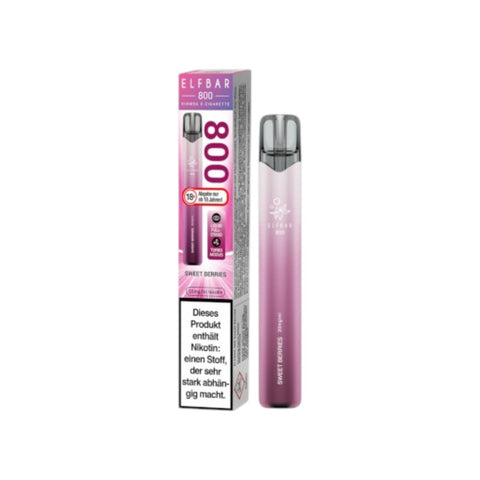 Elfbar 800 Einweg E-Zigarette 20mg, 2ml