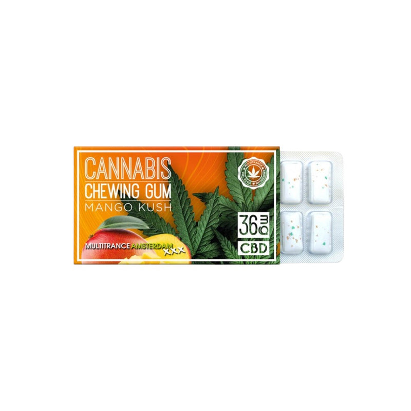 HaZe Cannabis Chewing Gum Mango 36mg CBD