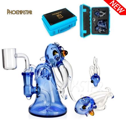 GDH Monster Bong Set mit Pfeife + Oil Rig