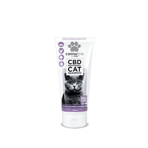 Cannaline for Pets 400mg CBD Panthenol Cat Shampoo 200ml