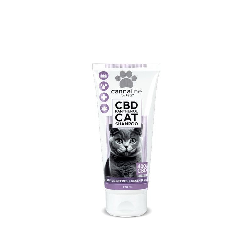 Cannaline for Pets 400mg CBD Panthenol Cat Shampoo 200ml