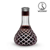 Wookah Shisha Bowl / Shisha Ersatzglas Mastercut Check Brown