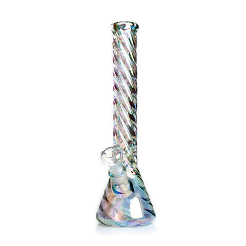 GDH Holografische Regenbogen Spiral Glasbong